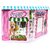 Create your own fashion house with stickers and colouring suitable for 4 to 10 year old.