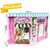 Create your own fashion house with stickers and colouring suitable for 4 to 10 year old.