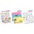 Create your own fashion house with stickers and colouring suitable for 4 to 10 year old.