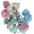 Crack Pastel Heart String Lights - 3 Meter Decorative Lighting for Diwali, Christmas, Parties, and Weddings