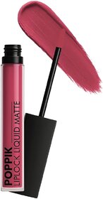 POPIK Liquid Matte Lipstick - Blush Beige, Smudge-Proof  Long-Lasting