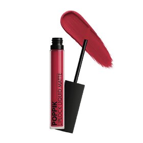 POPPIK Liquid Matte Lipstick for Women | Shade - Iconic Rouge, 2ML