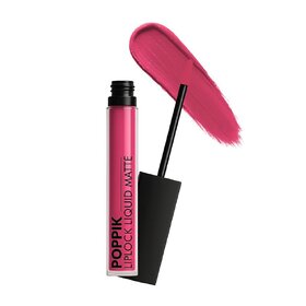 POPPIK Liquid Matte Lipstick for Women | Shade - Silken Bloom, 2ML