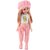 Cute Little Girl Doll for Kids in Pink Velvet Dress with Hat Suitable for Kids Age 02 Years  Above