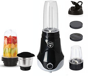 Starly Chef Pro Nutri Blender 500 W Mixer GrinderChef Pro Nutri Blender 500 watts  4 Jars  Black