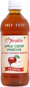 Mirakle Apple Cider Vinegar - Natural Skin Tag Remover  Blemish Treatment