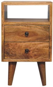 Mini Oak-ish Classic Open Bedside