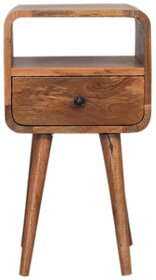 Mini Oakish Curve Open Bedside