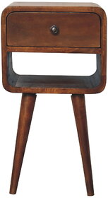 Mini Chestnut Curve Lower Bedside