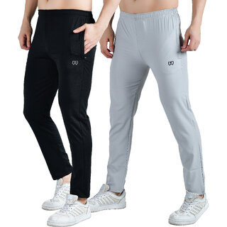 Mens Sports Lowers for Men  Breathable Track Pants for Gym, Jogging  Sports pack Of 2