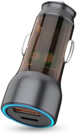 Digimate 145W SuperVooc Car Charger - Dual USB + PD Ports, Fast Charging (DG-CC-22)