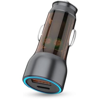 Digimate 145W SuperVooc Car Charger - Dual USB + PD Ports, Fast Charging (DG-CC-22)