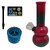 Farman Handicrafts 5 Inch Two Color Glass Bong Smoking Pipe (Pack of 1)