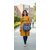 Ethnic Denim Shoulder Bag for Women with Embroidered Front Pocket, Casual Daily Use Office Shopping Tote