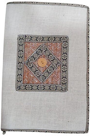 White Premium jute File Folder