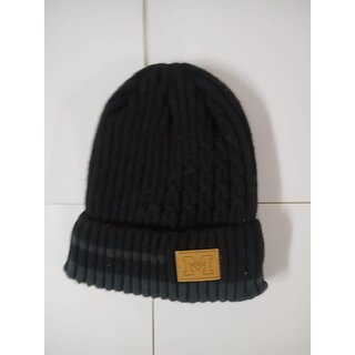 BIYANKA Gent's Winter Woolen Pure Wool Cap/Warmer - Pack of 1
