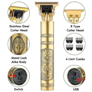 CHARKEE Light Weight Trimmer Gold Cordless Multigrooming Kit (T-9A)