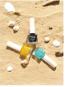 Nail Polish Set for Women | Long-Lasting High Shine Nail Paint Combo | Vegan and Cruelty-Free | 3 Bright Vibrant Shades | Quick Dry Nail Polish Set (GenZ Glow Pack of 3)