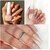Nail Polish Set for Women | Long-Lasting High Shine Nail Paint Combo | Vegan and Cruelty-Free | 3 Bright Vibrant Shades | Quick Dry Nail Polish Set (Peach and Pour Pack of 3)