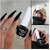 Nail Polish Set for Women | 12-Free Vegan Cruelty-Free Quick Dry Long Lasting High Gloss Chip Resistant | Nail Paint Combo Set for Women | Set of 4 Monochrome Must-Haves