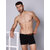 Redry Men's Underwear Anti Bacterial Micromodal Airsoft Trunk (Black)