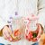Glass Fruit Infuser Bottle with Straw  2-in-1 Manual Juicer  Portable Detox Water Tumbler (Eco-Friendly)