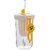 Glass Fruit Infuser Bottle with Straw  2-in-1 Manual Juicer  Portable Detox Water Tumbler (Eco-Friendly)