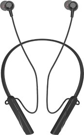 Digimate Dhun Neckband With 24 Hours Playtime, Bluetooth 5.2, 300mAh Battery, Type-C Fast Charge, Built-in Mic (DG-NB-1013-Black)