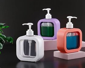 Soap Dispenser, Refillable Hand Soap Dispenser for Bathroom and Dish Soap Dispenser for Kitchen Sink, Liquid pack of 1