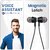 Digimate Dhun Neckband With 24 Hours Playtime, Bluetooth 5.2, 300mAh Battery, Type-C Fast Charge, Built-in Mic (DG-NB-1013-Black)
