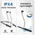 Digimate Dhun Neckband With 24 Hours Playtime, Bluetooth 5.2, 300mAh Battery, Type-C Fast Charge, Built-in Mic (DG-NB-1013-Black)