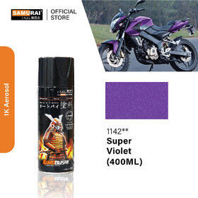 Samurai Kurobushi Metallic Colours Purple Spray Paint 400 ml (Pack of 1)