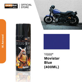 Samurai Kurobushi Yamaha Motorcycle Paint Colours Y688 Blue Spray Paint 400 ml (Pack of 1)