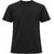 Men Solid Round Neck Pure Cotton Black T-Shir