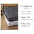 Modern Geometric Double Fitted Bed Sheet - Black and White