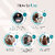 Yuthika Professional Creme Hair Color 100gm Light Ash Cool Brown 5.17