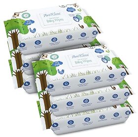 AroKleen Pure Water Soft Cleansing Baby Wipes  432 Wipes-Pack of 6  Extra Thick  Moist Wet Wipes for Baby's  Prevents Rashes  Redness with Goodness of Aloe Vera  Vitamin E