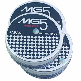 MG5 Japan Hair Wax  Strong Hold Japanese Styling Power in a 150g Pack of 3
