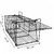 Rat Trap, Iron, Non-Spring Type, Black, 32x16.5x15 cm, 826g, for Catching Rats and Mice, 1 Qty
