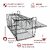 Rat Trap, Iron, Non-Spring Type, Black, 32x16.5x15 cm, 826g, for Catching Rats and Mice, 1 Qty
