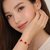 KIMTI 18k Gold Plated Clover Bracelet (Red)