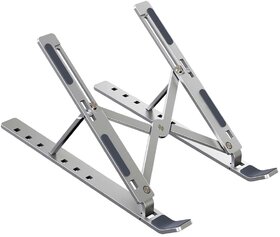 GOZZTOM Adjustable Laptop Stand, Aluminum Foldable  Portable Laptop Stand Laptop Stand