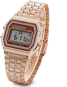 Brand Digital 4 Colours Vintage Square Dial Unisex Wrist Watch for Men Watch for Women