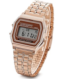 Brand Digital 4 Colours Vintage Square Dial Unisex Wrist Watch for Men Watch for Women