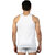 (Buy 1 Get 2 Free) MCS Mens Solid White Sleeveless Vest