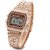Brand Digital 4 Colours Vintage Square Dial Unisex Wrist Watch for Men Watch for Women