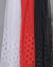 Set of 3 Net Dupatta Combo  | Lightweight Soft Net Dupattas for Women | Ethnic, Party & Festive Wear