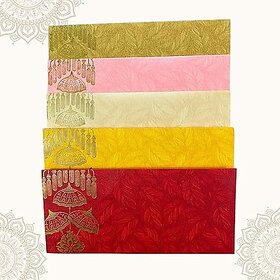 Shagun Envelops - Pack of 50  Multi Colouires )
