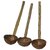 Coconut Shell Spatula or Spoon, Very Big Size, 3 Qty