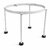 Iron Aari Work Stand 18 Inch or 48.5 cm Diameter  Adjustable Embroidery Frame Holder with 34 cm Height 1 Qty